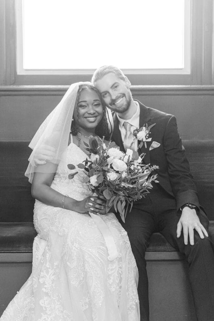 bride groom portrait