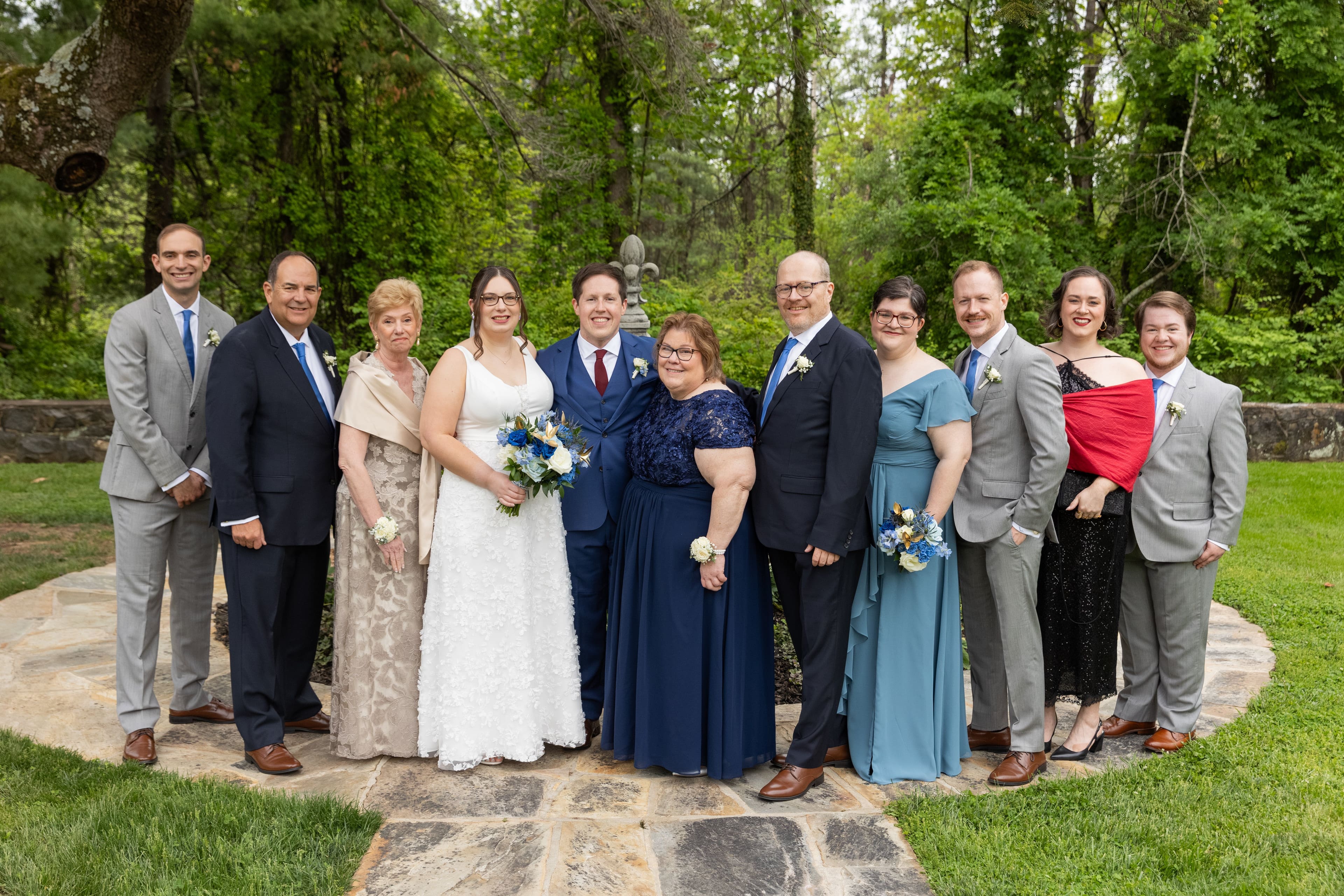 after ceremony big family photo