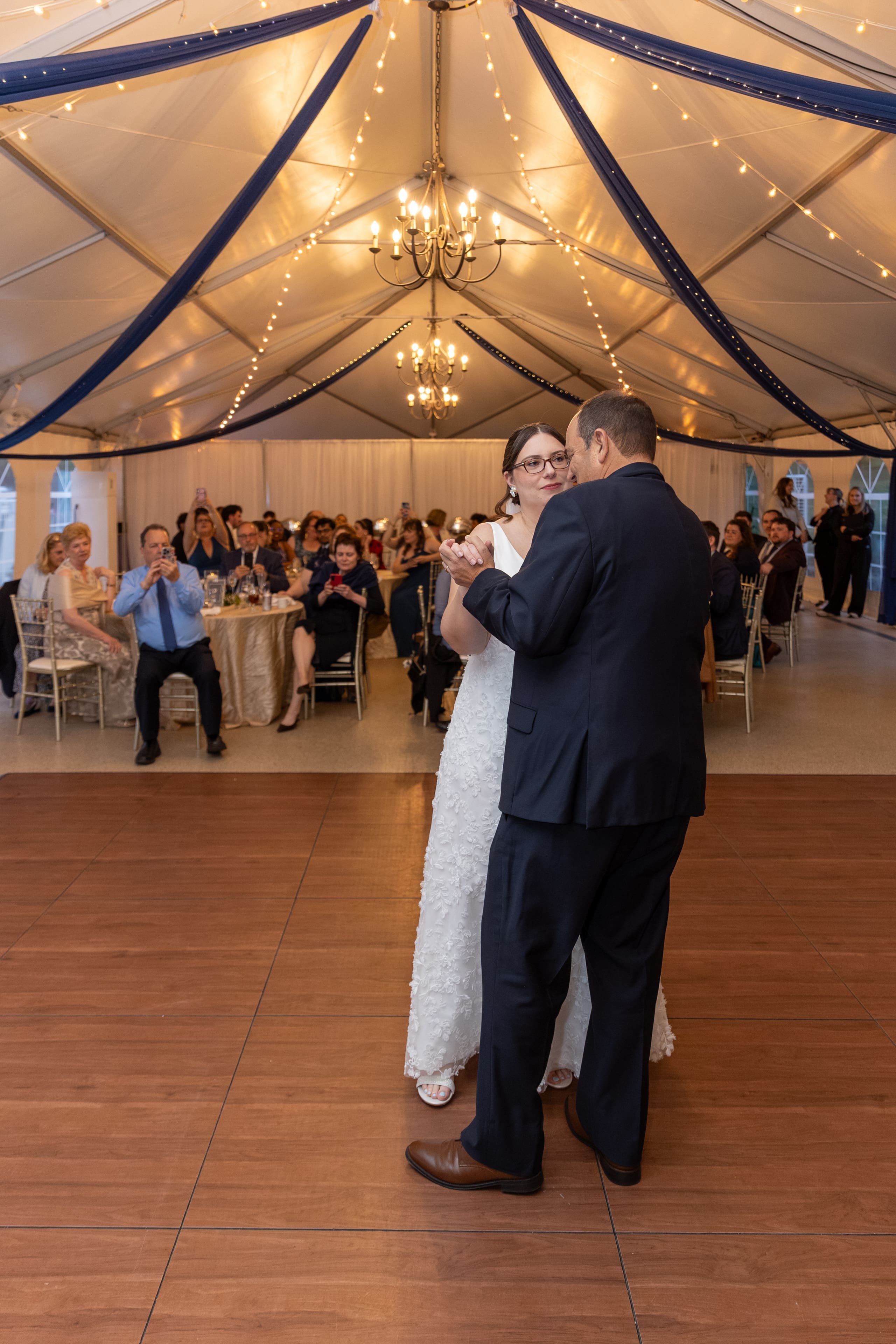 bride and father dance
