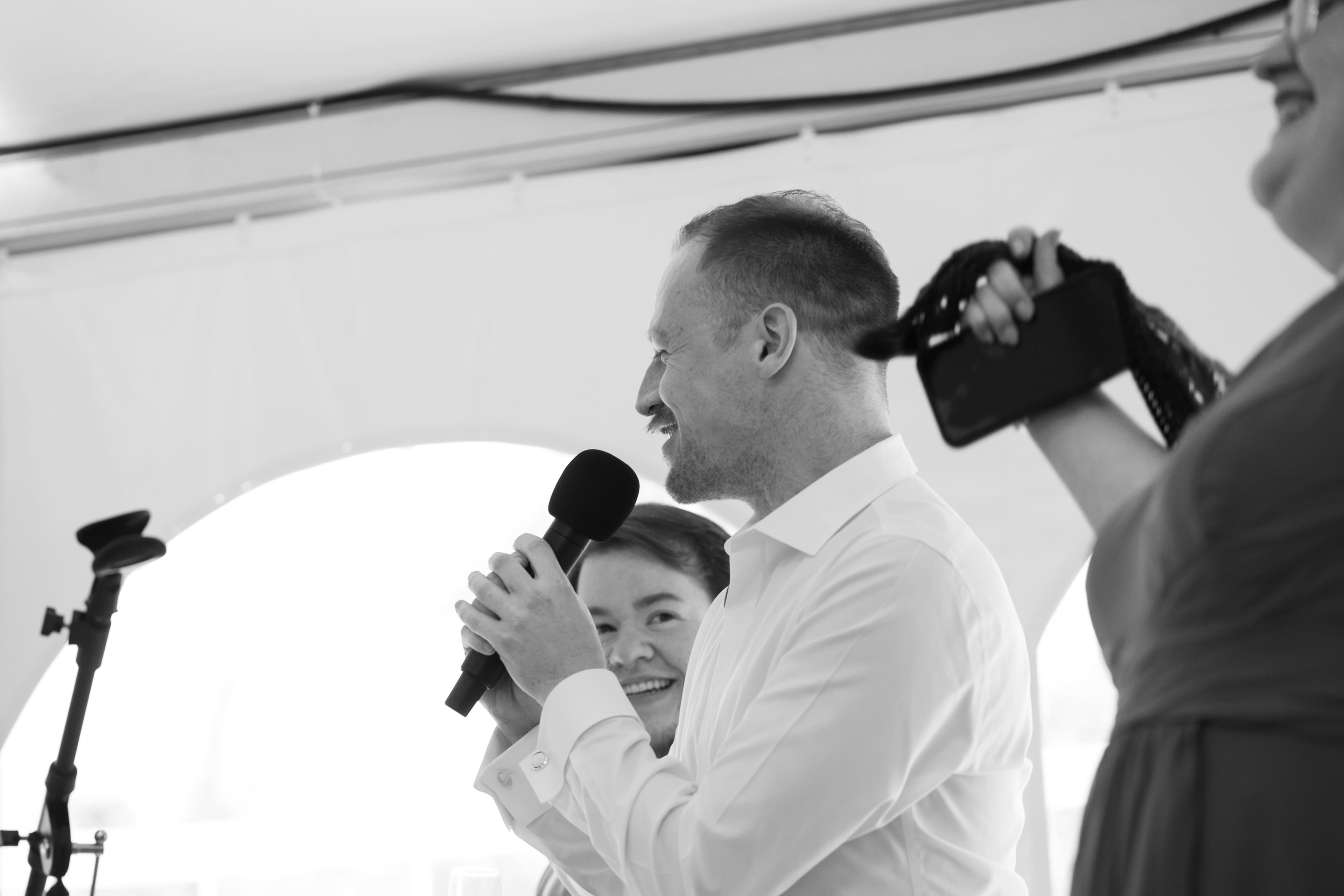 brother giving speech
